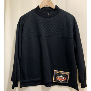 Gitano vintage Black Techna Sport Sweatshirt 80's 90's Streetwear patch